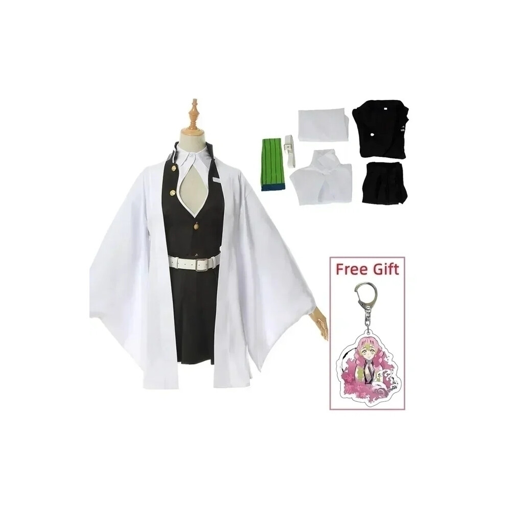 Topsrjyl (D2, S) Anime Kostuum Kanroji Mitsuri Cosplay Halloween Vrouw Volwassen Kleding Kids Pruik Uniform Kostuums Voor Vrouwen