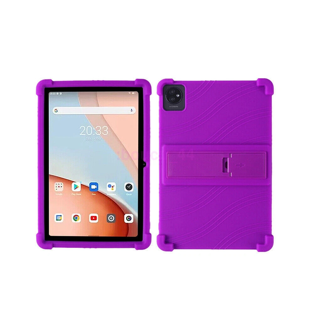 (, For Blackview Tab 8 Wifi) Kids Soft Silicone Shockproof Cover Case For Blackview Tab 8 Wifi 10.1'' Purple 6963793742196