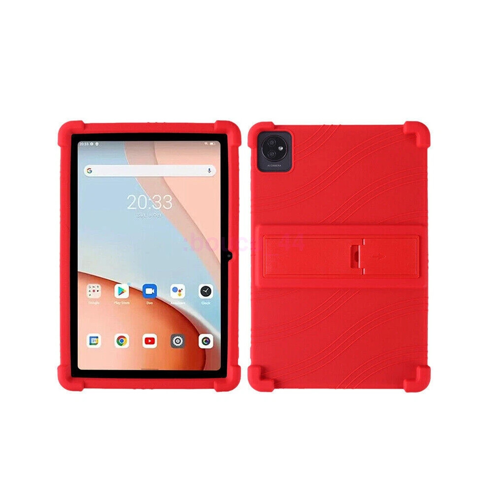 (, For Blackview Tab 8 Wifi) Kids Soft Silicone Shockproof Cover Case For Blackview Tab 8 Wifi 10.1'' Red 6963793742219