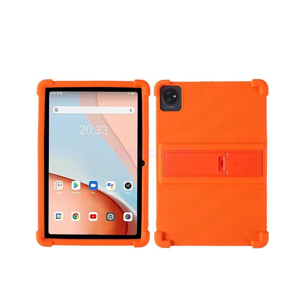 (, For Blackview Tab 8 Wifi) Kids Soft Silicone Shockproof Cover Case For Blackview Tab 8 Wifi 10.1'' Hot Orange 6963793742363