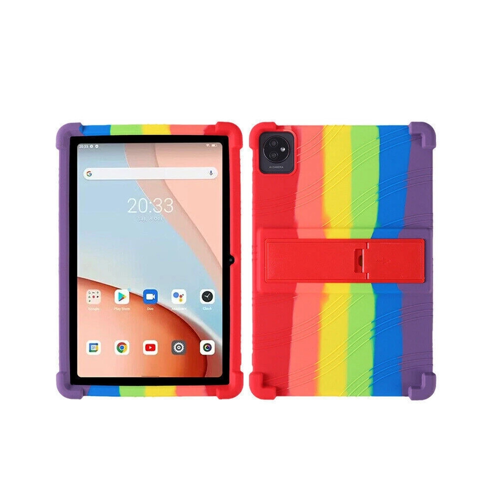 (Raibow, For Blackview Tab 7 Wifi 10.1) Shockproof Case For Blackview Tab 7 Wifi 10.1'' Soft Silicone Tablet Stand Cover Hot 6963793742653
