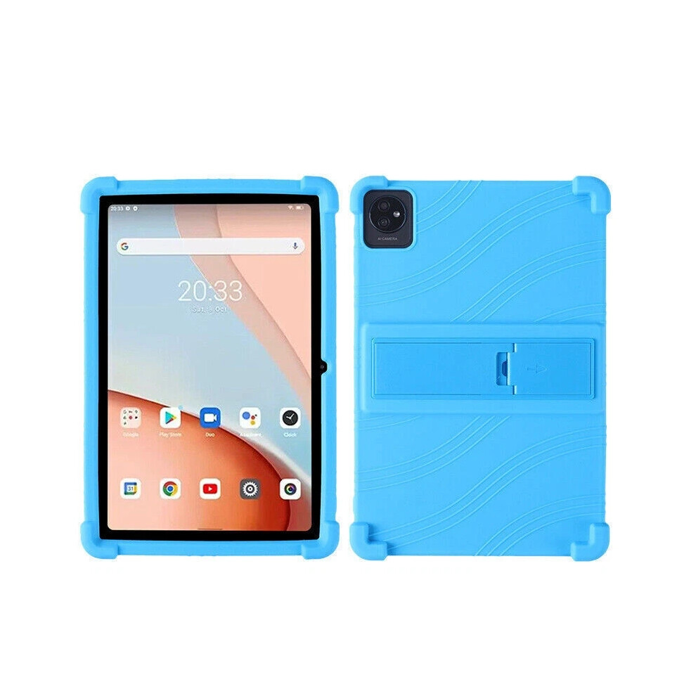 (Sky For Blackview Tab 7 Wifi 10.1) Shockproof Case For Blackview Tab 7 Wifi 10.1'' Soft Silicone Tablet Stand Cover New Blue 6963793742592