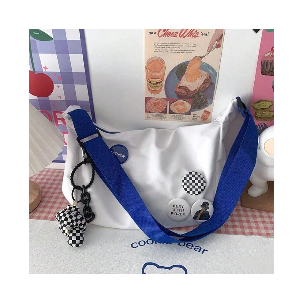 (white) Trendy Shoulder Bag Fashion Women's Versatile Casual Crossbody Bags High Quality  Large Capacity Travel