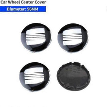 (56mm, black) 4pcs 56 / 63mm Car Wheel Center Caps Hub Rim Cover For Seat Leon Alhambra Toledo Cupra Arona Ibiza Altea Cordoba Dust Cover Decoration