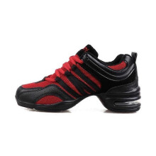 (41, red) Adult Dance Shoes Modern Dance Mesh Soft Bottom Jazz Dance Shoes Summer Sports Fitness Shoes
