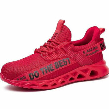 (47, red) Steel Toe Safety Shoes for Men Women Light Protective Work Sneaker Anti-puncture Work Shoes Unisex Coustruction Safety WorkBoots