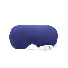 (One Size, navy) Heated Eye Mask USB Eye Mask For Dry Eyes With Temperature & Timer Control, Warm Eye Compress Heating Pad For Sleep