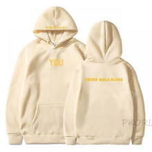 (XS, khaki) Deep Purple Hooded Printed Sweatshirt  Women's Spring and Autumn Lazy Loose All-match Korean Jacket