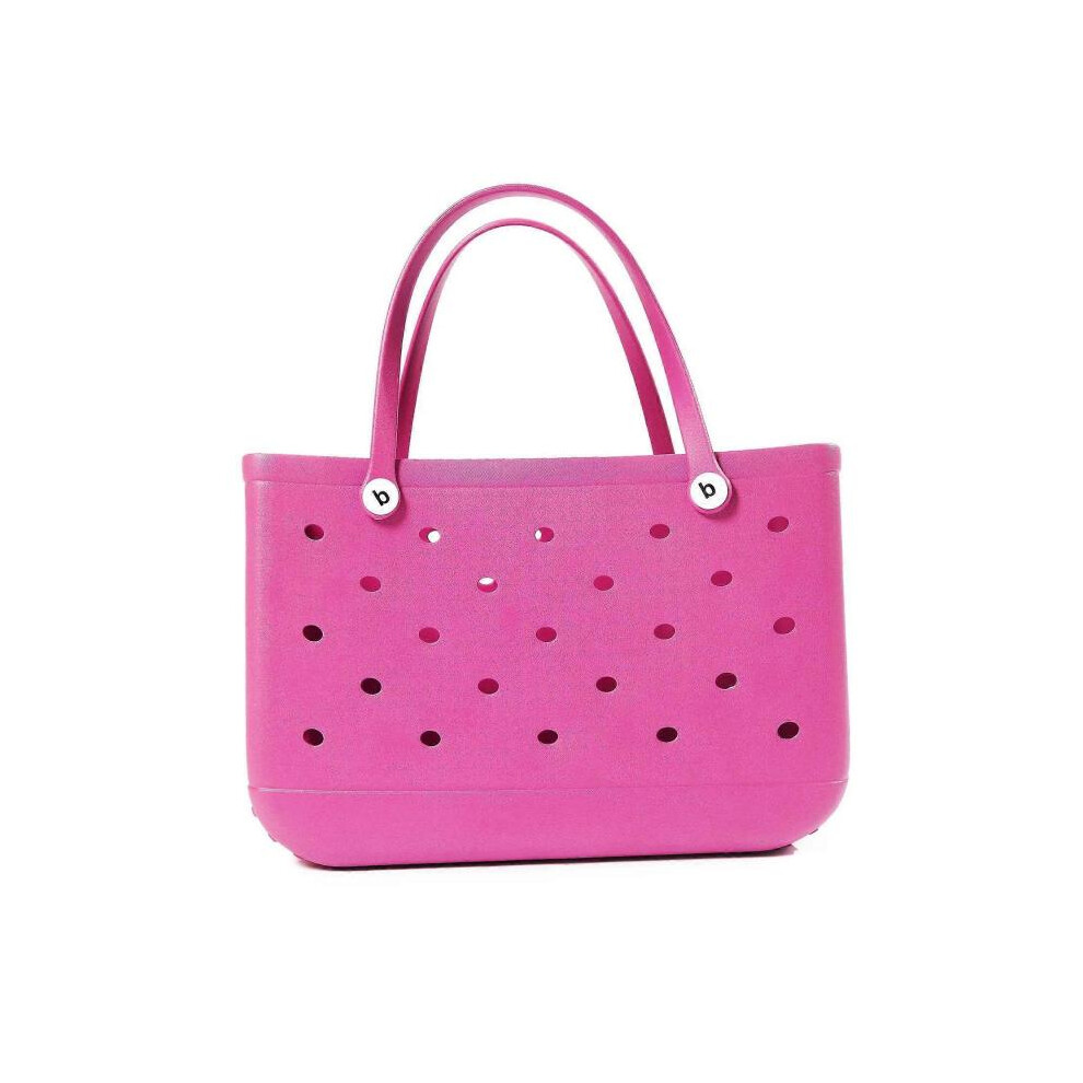 (38*32*13cm,rose)X-Large Rubber Beach Bag For Men & Women Large Capacity Travel Bag Beach Tote Bag For The Beach Boat Pool