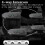 (black) GOCOM4 Motorcycle Bluetooth Intercom Helmet Communicator Headset FM Ridao Interphone Intercomunicador for 4 Riders PK V4 PLUS 3