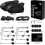 (black) GOCOM4 Motorcycle Bluetooth Intercom Helmet Communicator Headset FM Ridao Interphone Intercomunicador for 4 Riders PK V4 PLUS 1