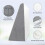 Wedge Pillow for Sleeping Acid Reflux After Surgery Triangle Elevated Pillow for Bedside Dormitory Office Air Layer Memory Foam 3