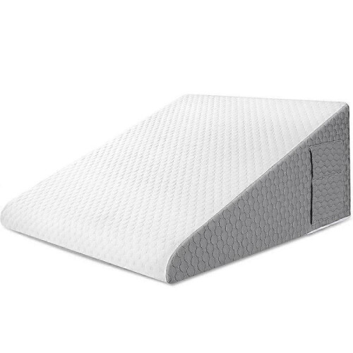 Wedge Pillow for Sleeping Acid Reflux After Surgery Triangle Elevated Pillow for Bedside Dormitory Office Air Layer Memory Foam
