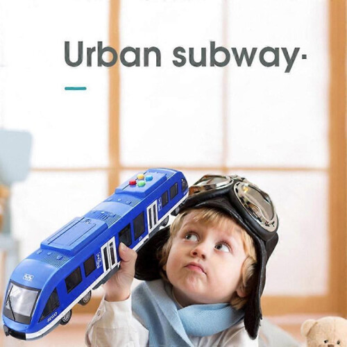 Simulation Urban Subway Toy Car Kids Gift Sound Lighting Simulation Subway Model 1