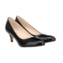 (41, black) LOSLANDIFEN Ladies Shoes Women Pumps New Solid Tip High Heels  Woman   Zapatos Mujer Office Medium Heel shoe