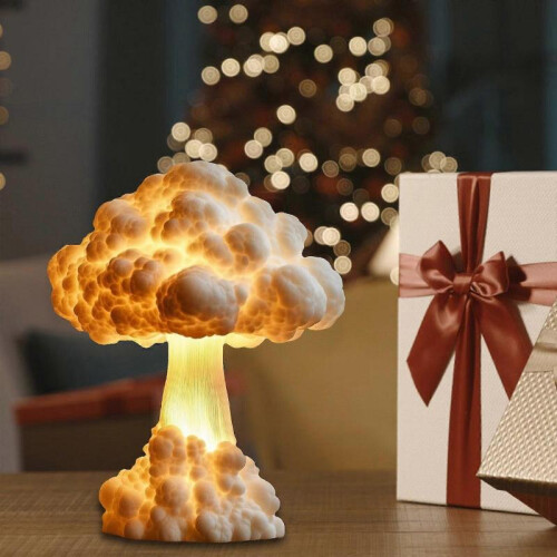 Atomic Bomb Blast  Cloud Table Lamp, 3D  Cloud  Blast Lamp 1