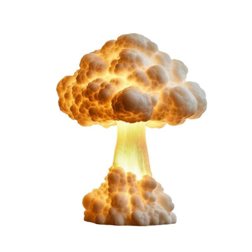 Atomic Bomb Blast  Cloud Table Lamp, 3D  Cloud  Blast Lamp