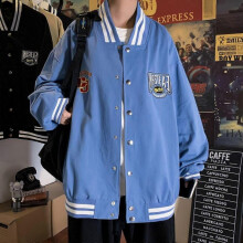 (3XL, blue) Men's Work Jacket 2023 New Casual Men's Baseball Jacket Trend