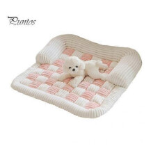 (pink) Pet Couch Cover Plush Dog Bed Mat Sofa Cover Washable Dog Sleeping Pad Pet Blanket Furniture Protector for Dogs Cats