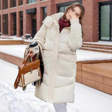 (XL, white) GMXIA Women's Vintage Casual Solid Color Print Autumn Winter Long Sleeve Hooded Jackets & Coats