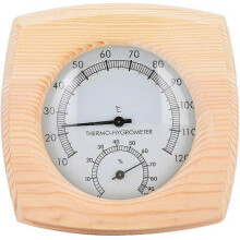 Sauna Thermometer Metal Dial Digital Sauna Thermometer And Hydrometer Thermometer Hygrometer Hygro-thermometer Sauna Room Accessory1pcs)