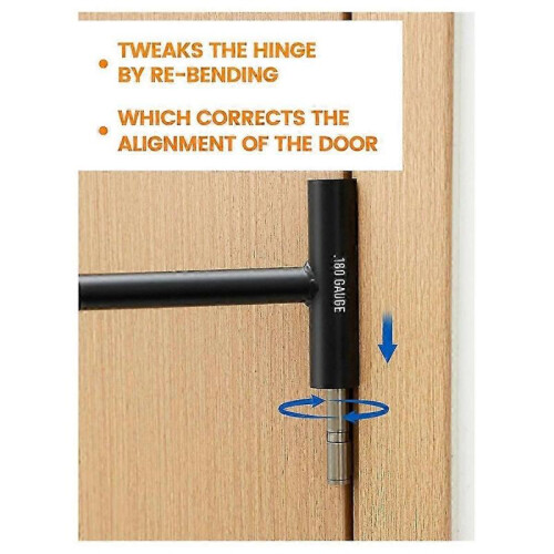 Hinge Adjustment Tool, Door Hinge Adjustment Tool, .134 and .180, Locksmith Hinge Adjustment Wrench 1