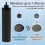 4pcs Water Filter Replacement for Berkey Black Activated Carbon Bb9-2 Filters for Gravity-fed Water Filter System 4