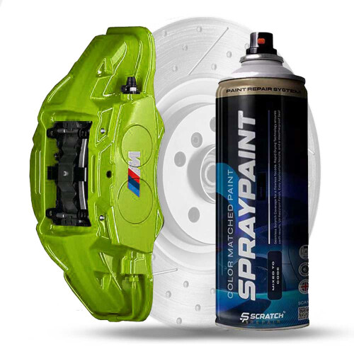 Acid Green Brake Caliper Paint 1