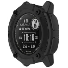 (Black) Anti-Fall TPU Hollow Cover for Garmin Instinct 2X - Quick Release Sports Watch Case (Orange)