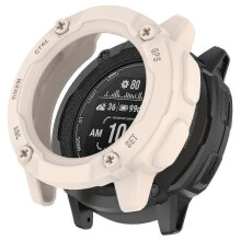 (Starlight) Anti-Fall TPU Hollow Cover for Garmin Instinct 2X - Quick Release Sports Watch Case (Orange)