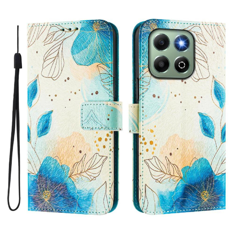 (C6) Compatible With Honor X6b Case Wallet Pu Leather Pattern Flip Cover With Credit Slot 764563611133