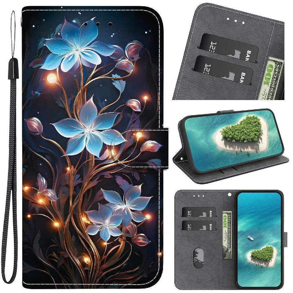 (C7 ) Compatible With Honor X6b Case Card Slots Pu Leather Pattern Cover Card Slot Kickstand 764563611201