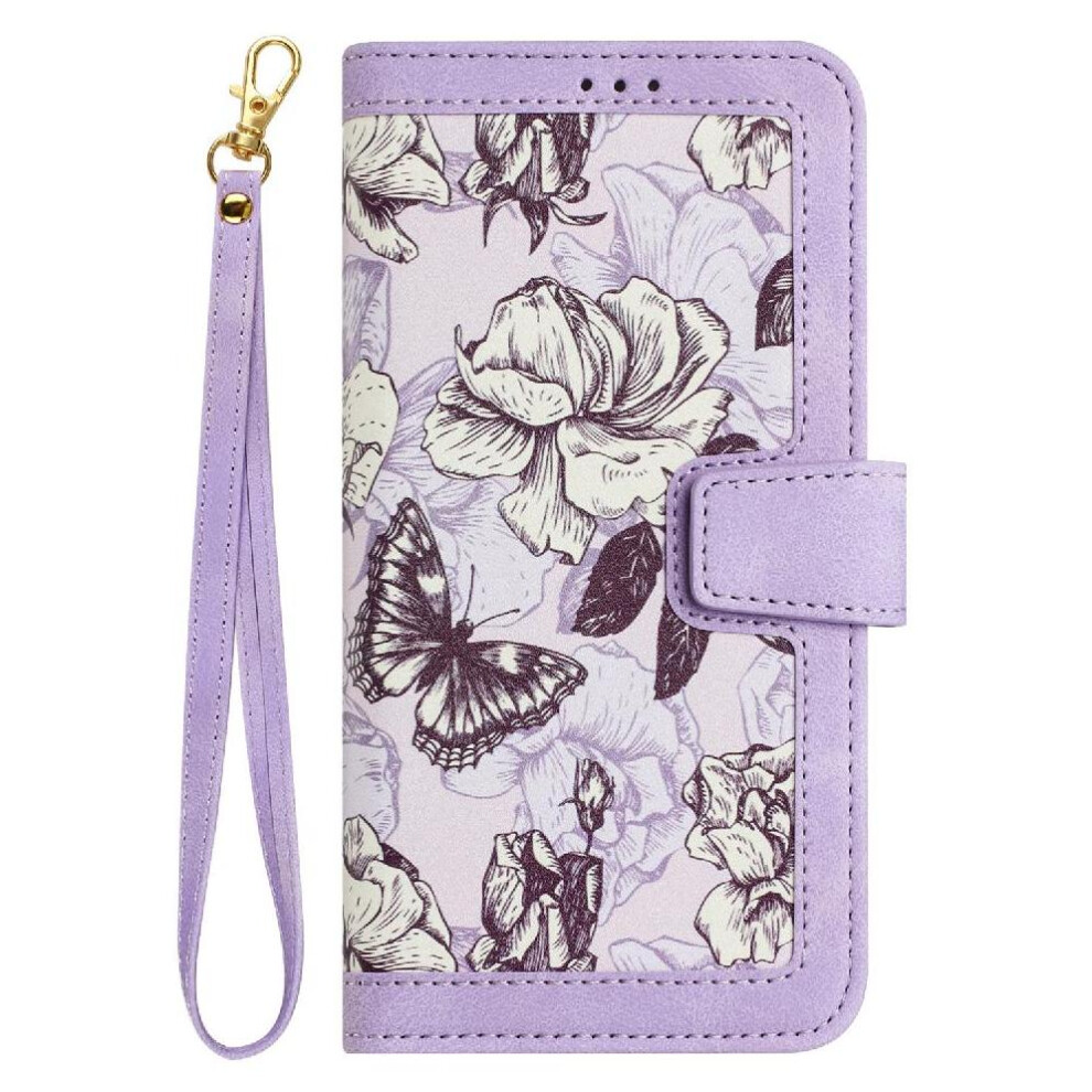 ( Violet) Wallet Case For Honor X6b Magnetic Closure Anti Scratch Kickstand Card Holder Pu Leather Light 764563611416