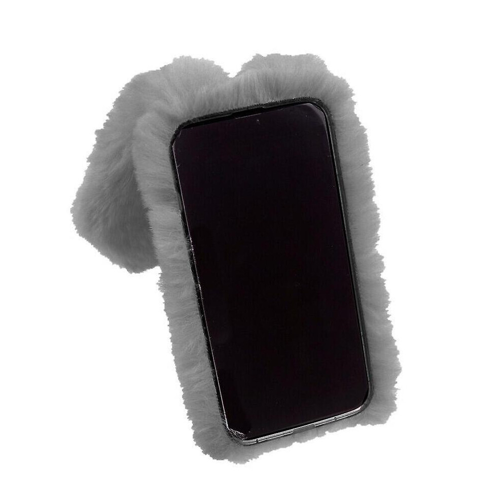 ( ) Case For Honor X6b Rabbit Furprotection Plushcase Autumn And Winter Lovely Plushrabbit Gray 764563611713