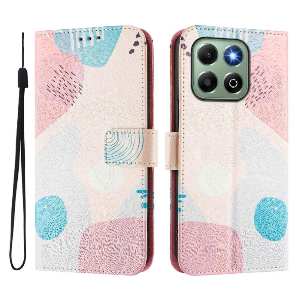 (C5 ) Case For Honor X6b Flip Pu Leather Card Holder Wallet Cover Pattern With Credit Slot 764563611874