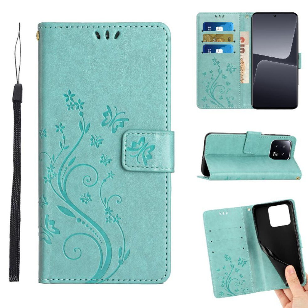 (Green) Filp Case For Honor X6b Magnetic Closure Kickstand Card Holder Pu Leather Wrist Strap Green 764563614264
