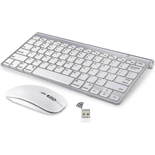 Wireless Keyboard And Mouse for Apple Imac Windows Or Android (2.4g Wireless)