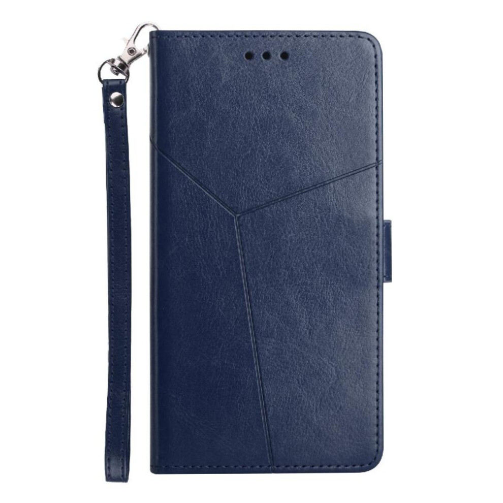 (Blue) Case For Honor X6b Kickstand-Durable Shockproof Tpu Shell Leather Wallet Flip Cover Book Folding Blue 764563615070