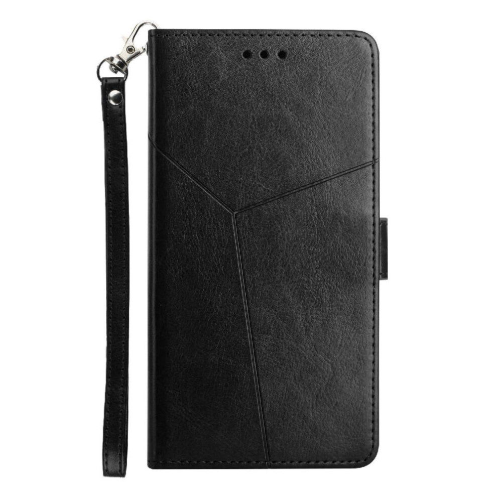 (Black) Case For Honor X6b Kickstand-Durable Shockproof Tpu Shell Leather Wallet Flip Cover Book Folding Black 764563615087