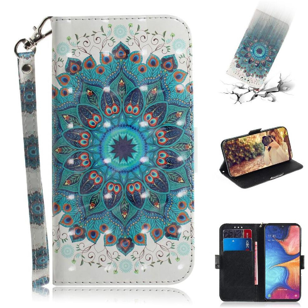 (C3 ) 3D Painted Protective Case For Honor X6b Lanyard Wallet Magnetic Closure Pu Leather Card Slots 764563615568