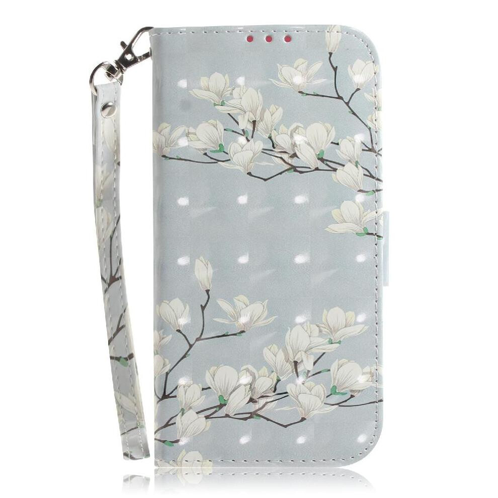 (C8 ) 3D Painted Protective Case For Honor X6b Lanyard Wallet Magnetic Closure Pu Leather Card Slots 764563615612
