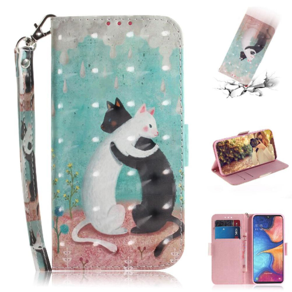 (C9 ) 3D Painted Protective Case For Honor X6b Lanyard Wallet Magnetic Closure Pu Leather Card Slots 764563615629
