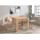 Furneo Modern Dining Table Only Extendable 90-180cm Oak Effect Golden 01 2
