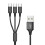 (One for three) Multi USB Charging Cable Nylon Braided 3/4/5 in1 Universal Fast Charger for Phone Tablet 1