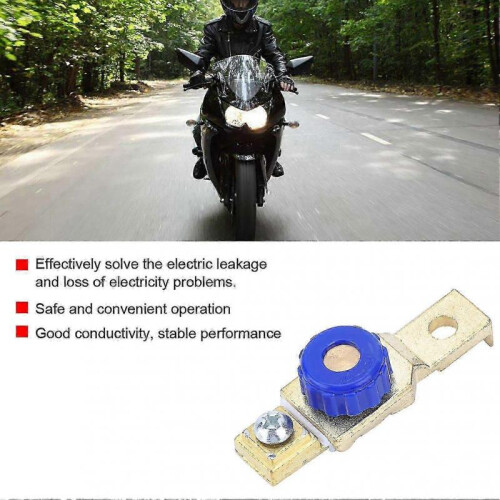 Motorcycle Battery Power Off Switch Link Terminal Quick Cut Off Disconnect Master Isolator 2