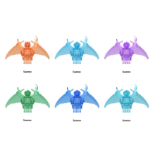 6 PCS Naruto Susanoo Minifigure Building Blocks Fits Lego