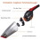 Staubsauger – True 6000 Pa, rot, kabellos 2