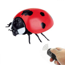 (ladybug) Colorful Electronic Insect Toy with Remote Control - Fun Novelty Gift for Friends & Home Decor