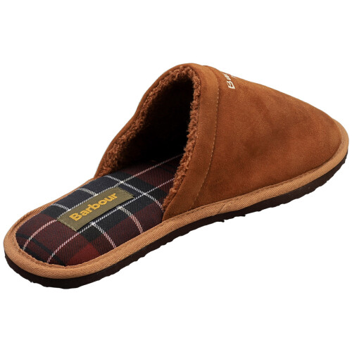 Barbour (8) Barbour Everitt Mule Mens Slippers in Camel 1