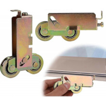 2pcs Sliding Patio Door Tandem Roller Assembly - Replacement Wheels for Smooth Gliding